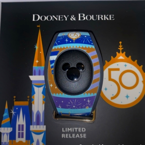 NWT Disney Dooney and Bourke 50th Anniversary Magic Band with sm 50th gift bag - Picture 2 of 4